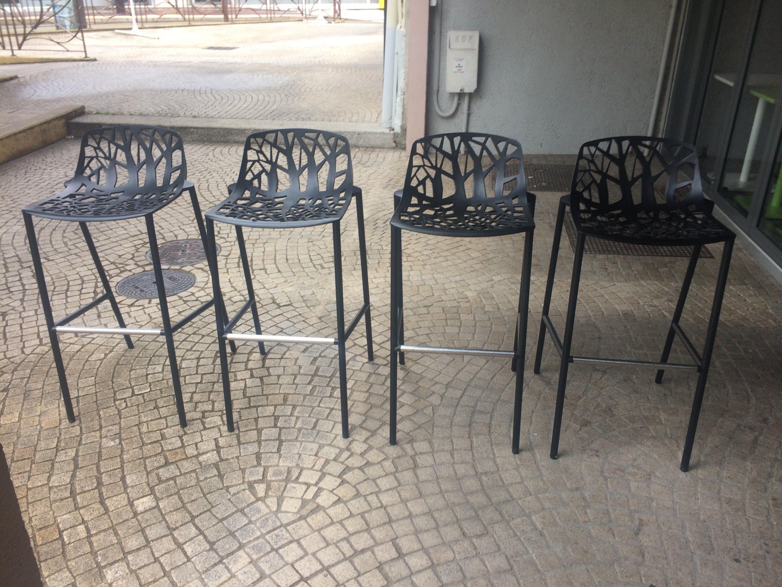 Set of chairs, armchairs and stools of bar r. & Francesca Cantarutti