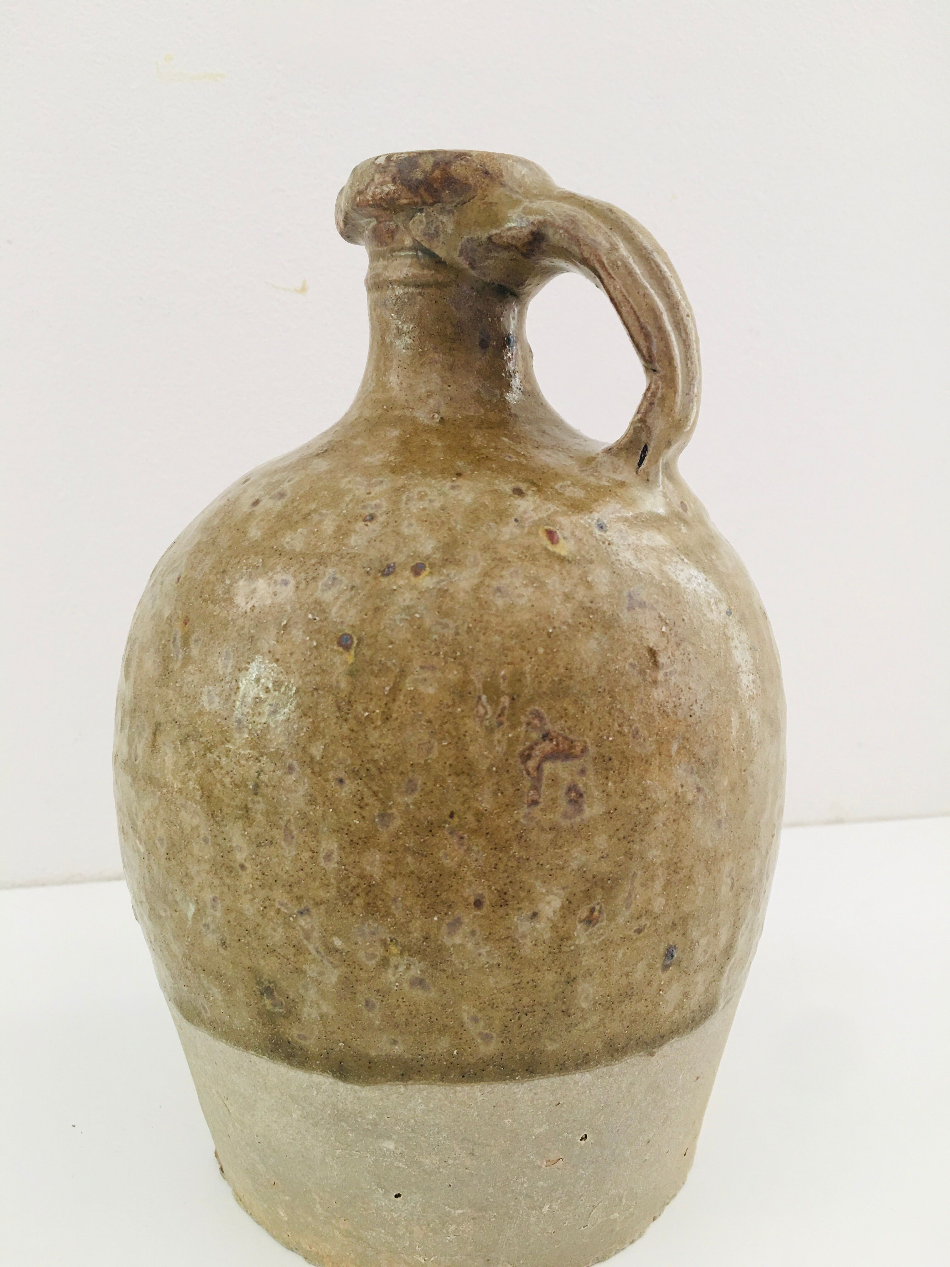 Vintage stoneware pitcher
