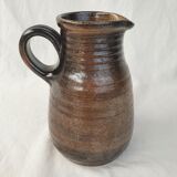 Pitcher in glazed stoneware Fontgombault