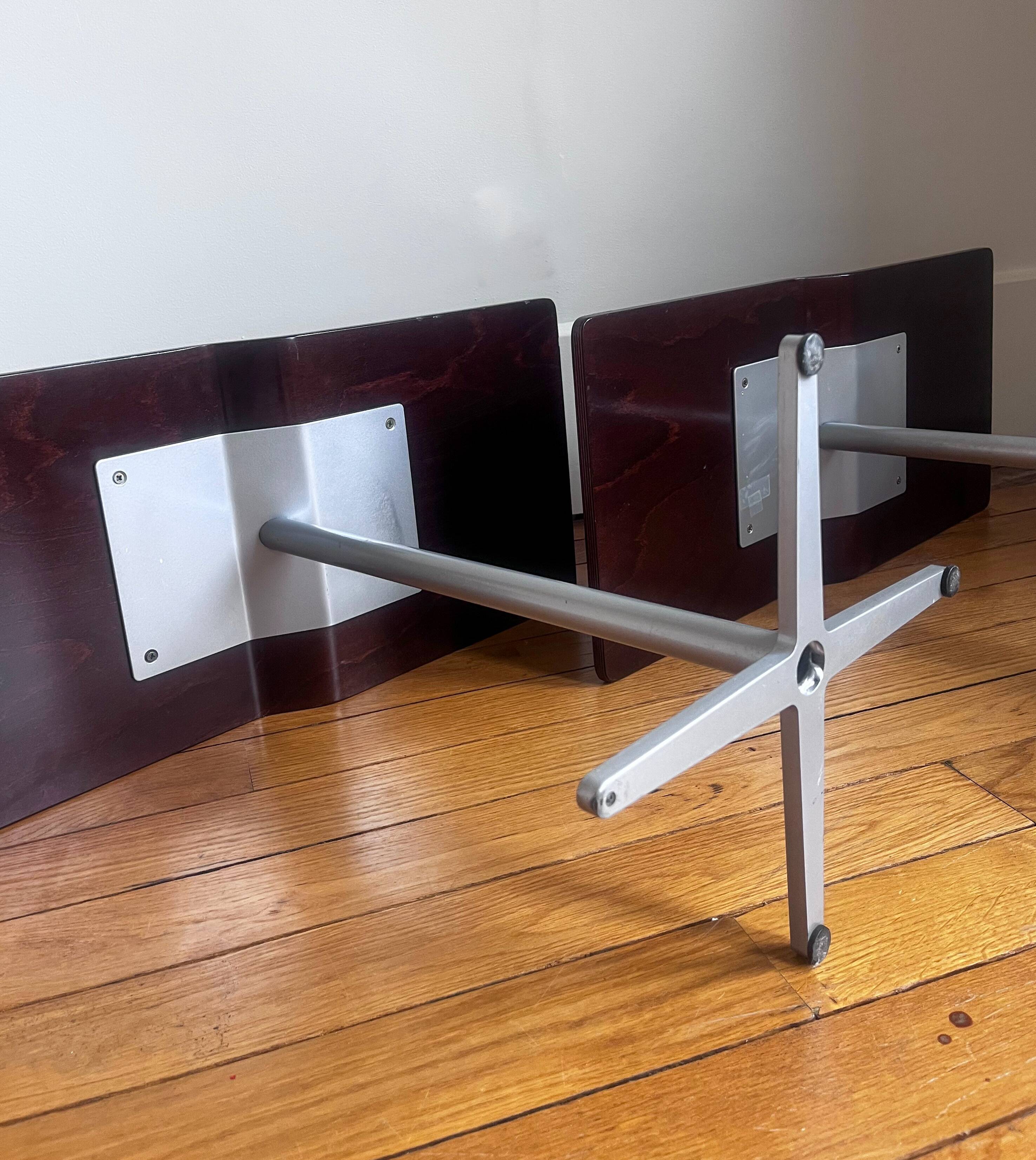 Vintage side table pair