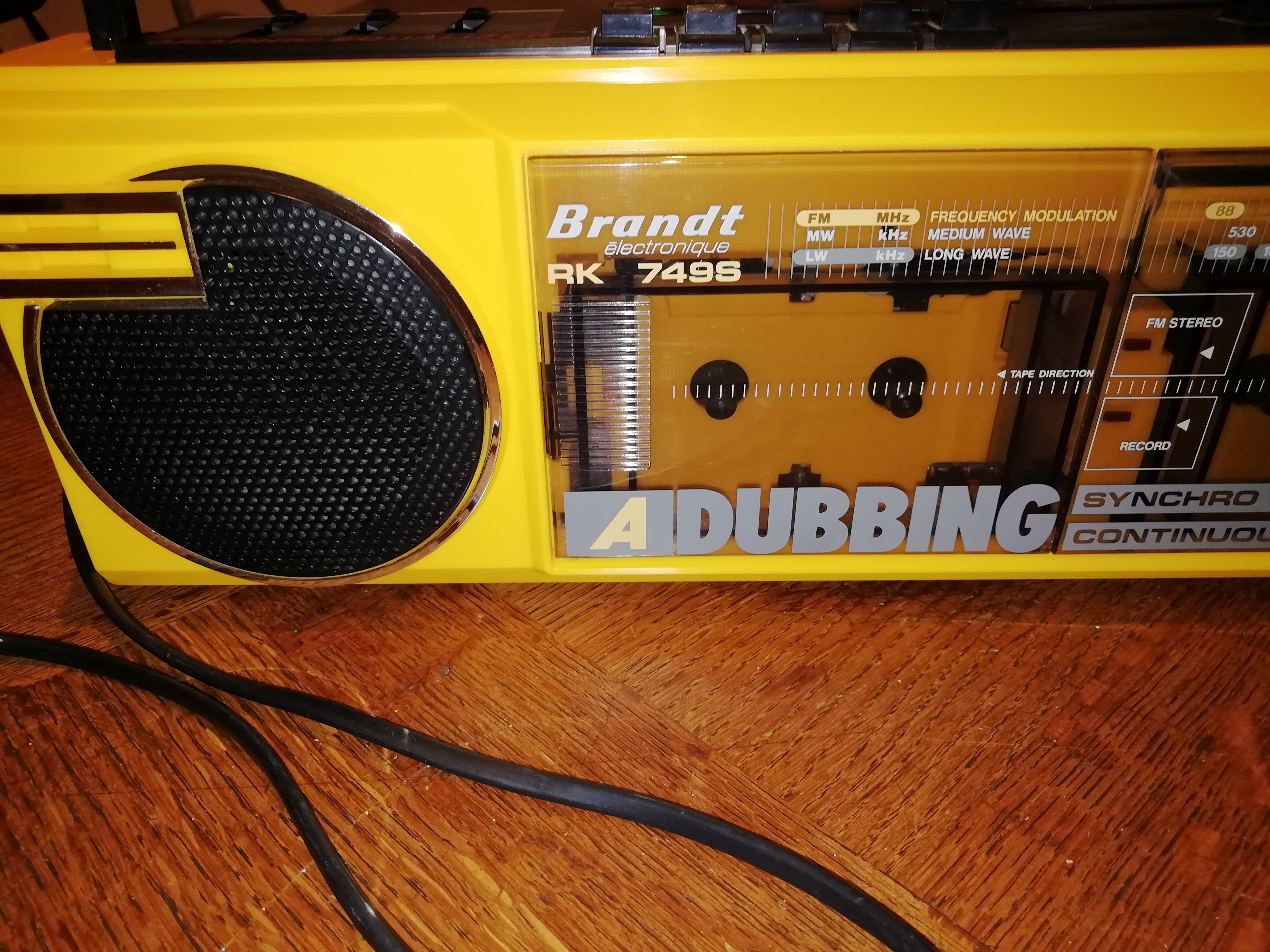 Ghetto blaster Brandt 80s