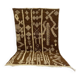 Tapis berbère coloré en noix fait main 260 X 160 CM