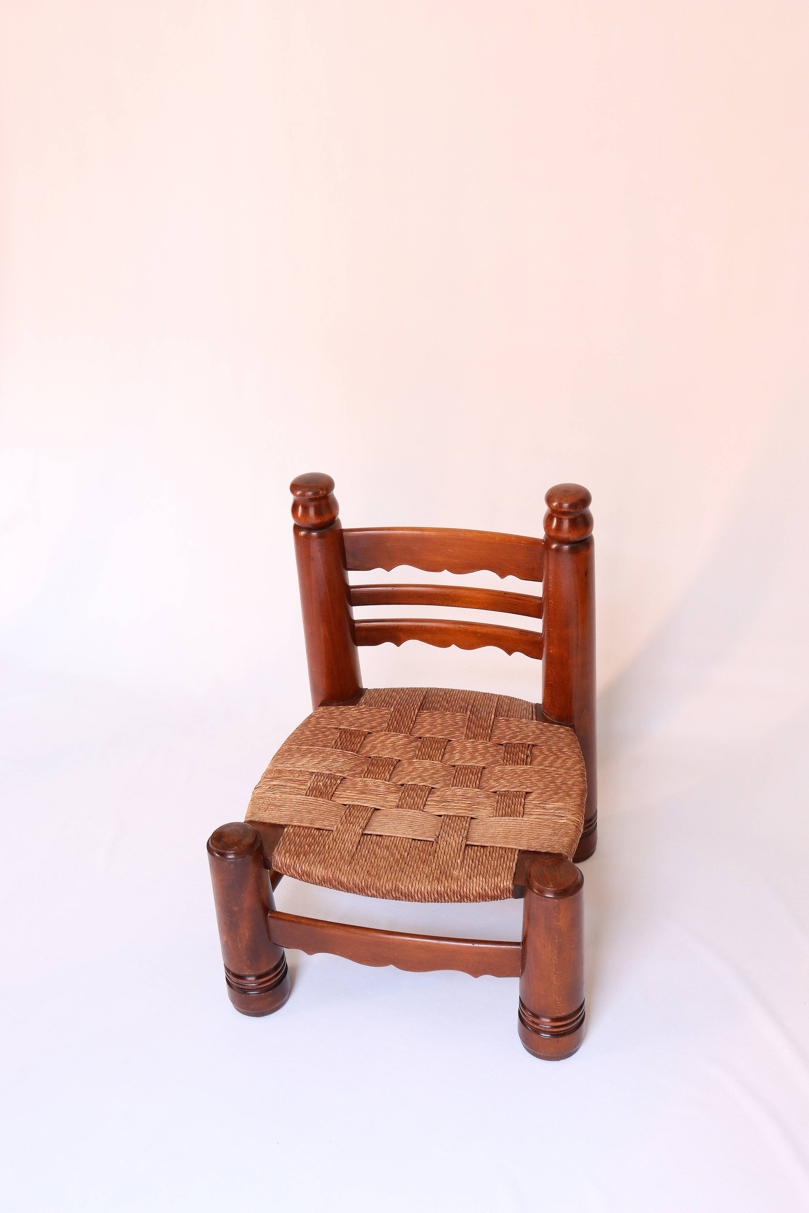 Fireplace chair in the style of Charles Dudouyt.