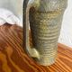 Brutalist workshop ceramic pitcher by a potter from Ostend (1960s)