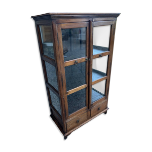 vitrine en chêne, XIXème