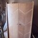 Art Deco oak wardrobe with chevron decoration