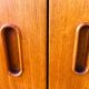Low teak storage cabinet 60s
