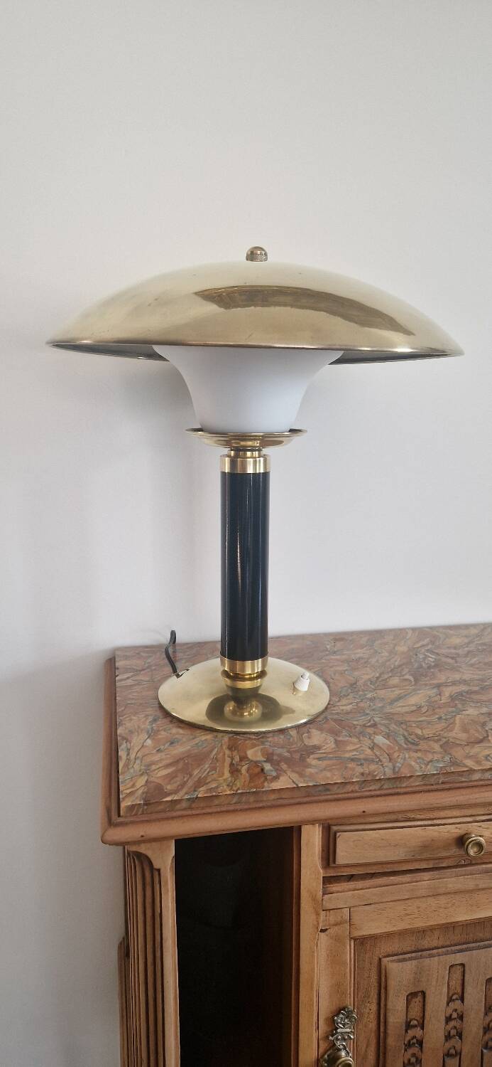 JUMO 350 Grand Luxe lamp - Brass and plexiglass - 1960s