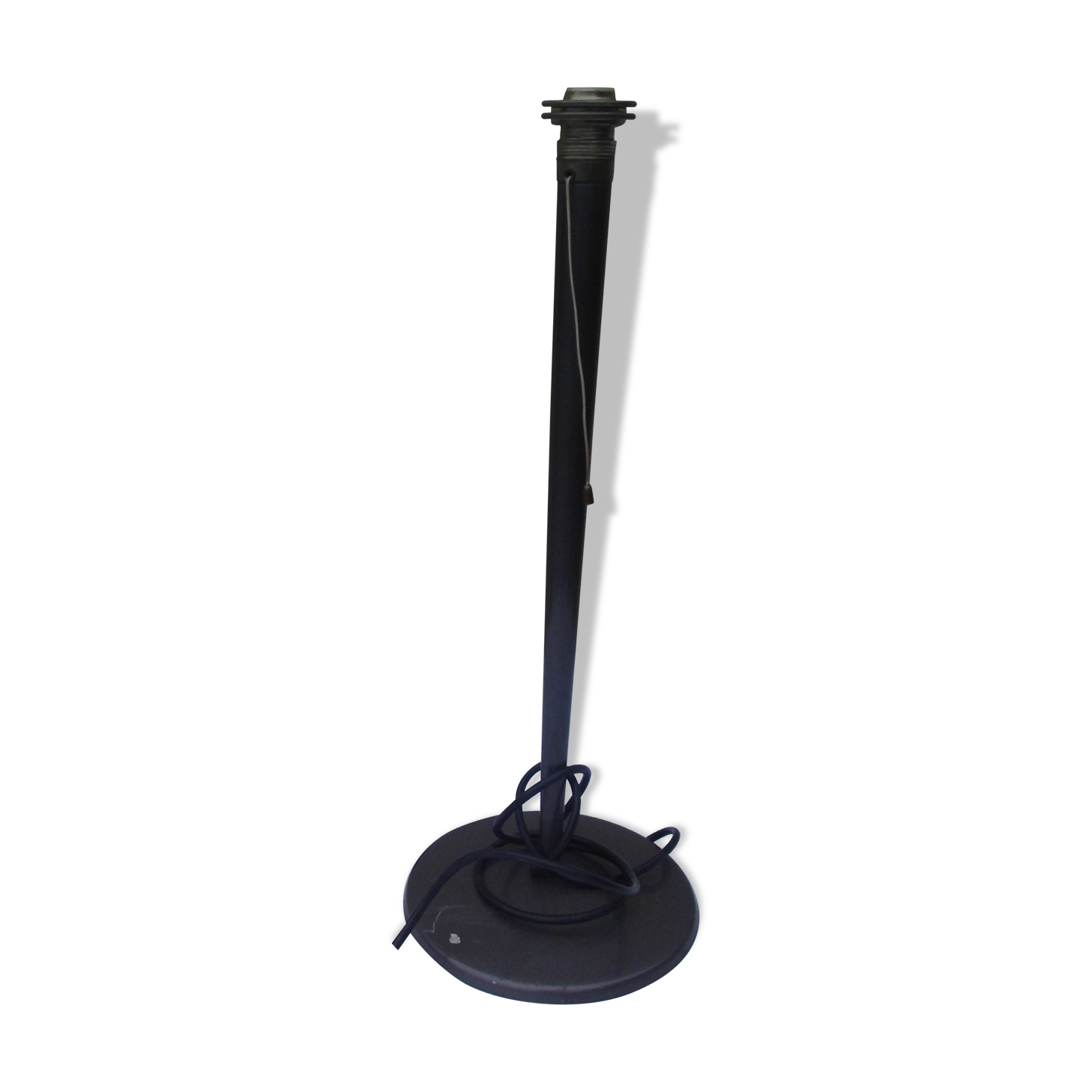 Mazda Lita lamp foot in anthracite grey metal height 58 cm