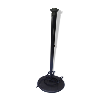 Pied de lampe Mazda Lita en métal gris anthracite hauteur 58 cm