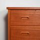 Scandinavian teak chest of drawers, 1960s