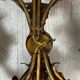 Pair of brass wall lights