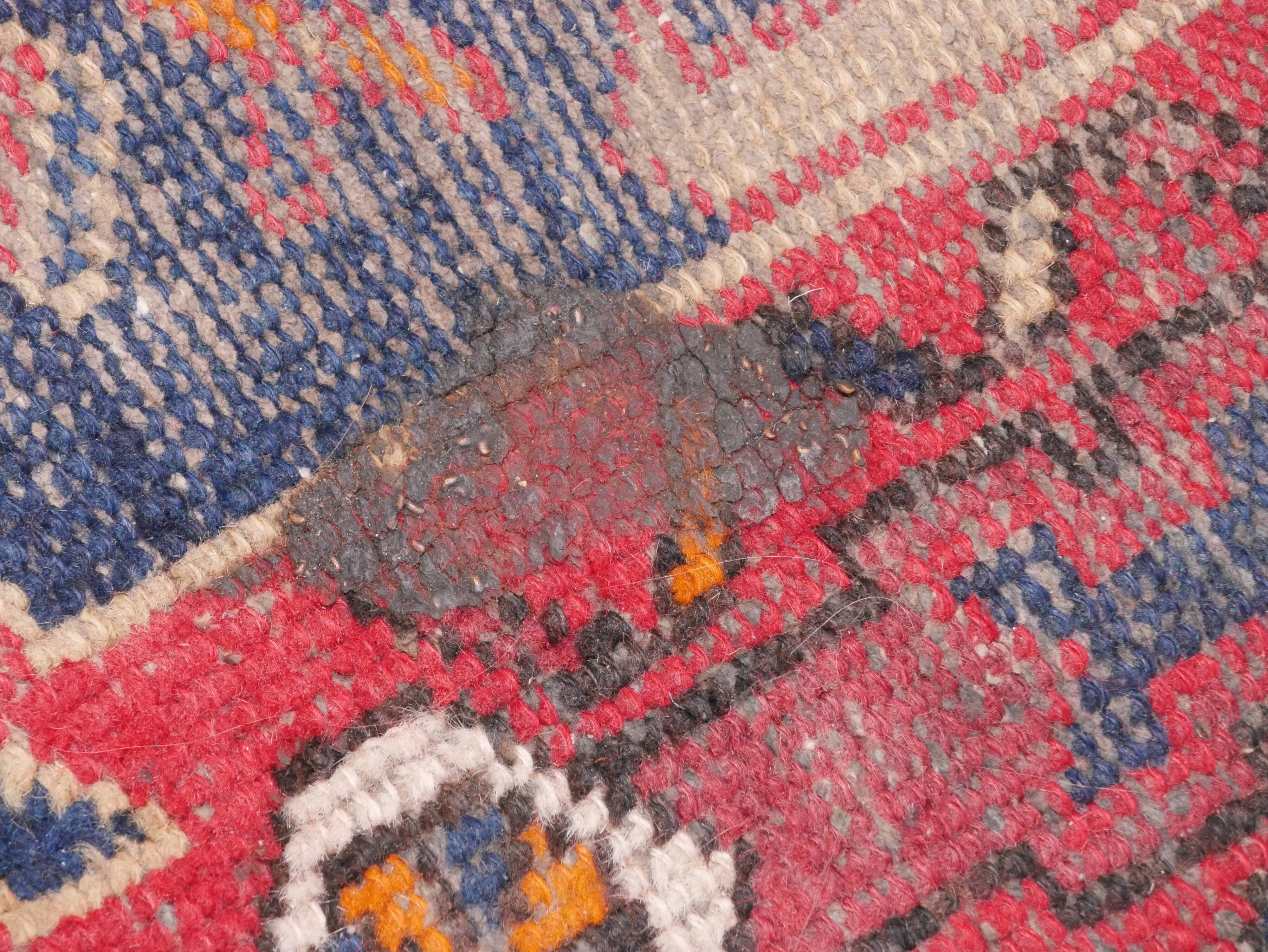 Handmade Oriental carpet of Persian corridor Hamadan