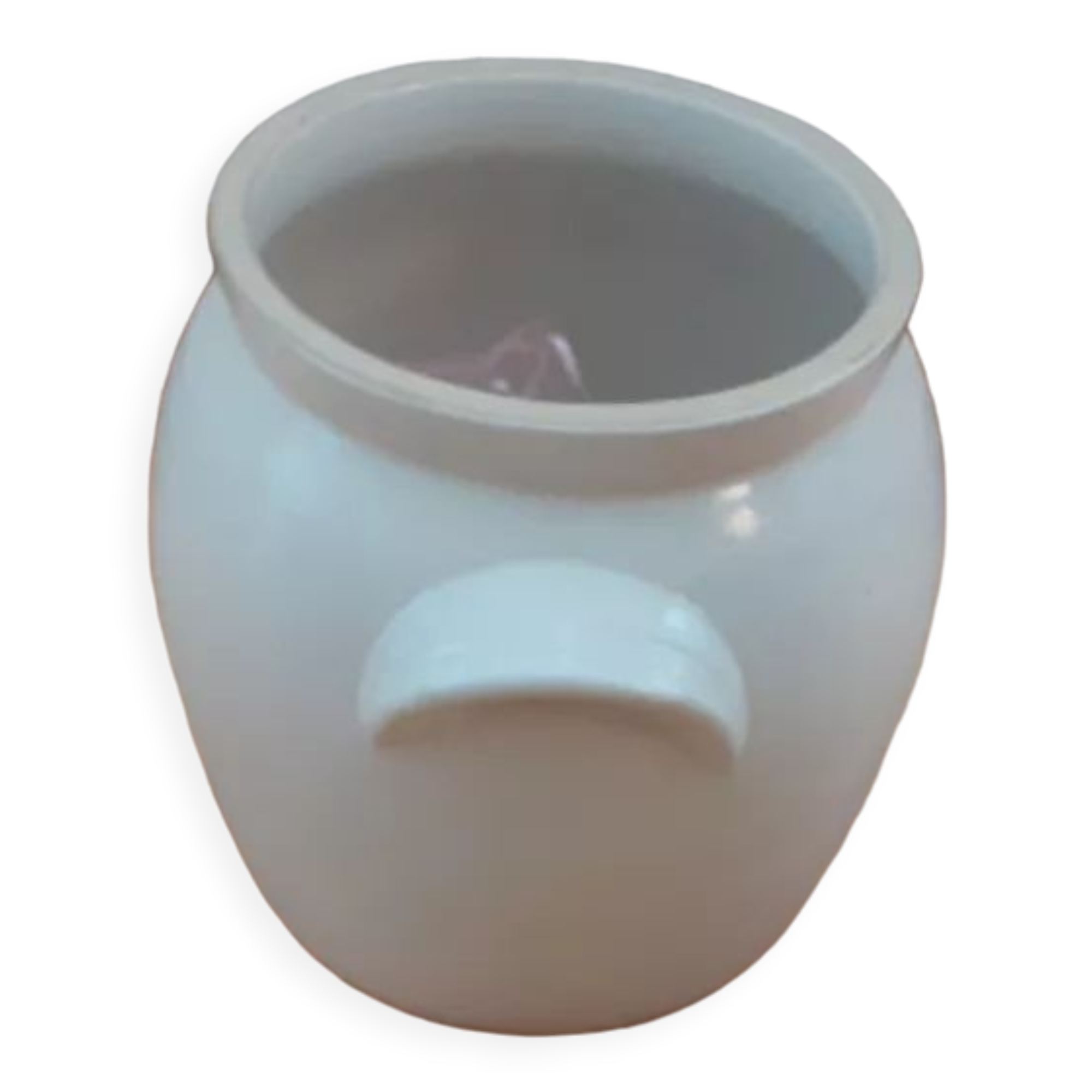 White pickle pot