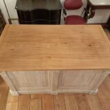 Late 19th century counter in patinated oak