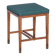 Art Deco Stool in Oak & Upholstery, Czech, 1930s