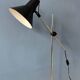 Lampadaire vintage noir réglable dans le style de Hoogervorst