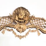 Grand miroir en bronze de style Louis XV