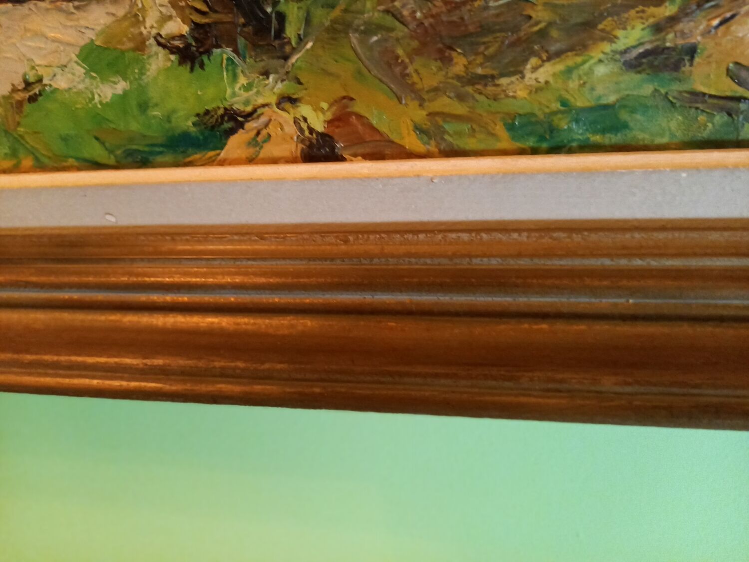 Tableau peint sur toile à l'huile paysage