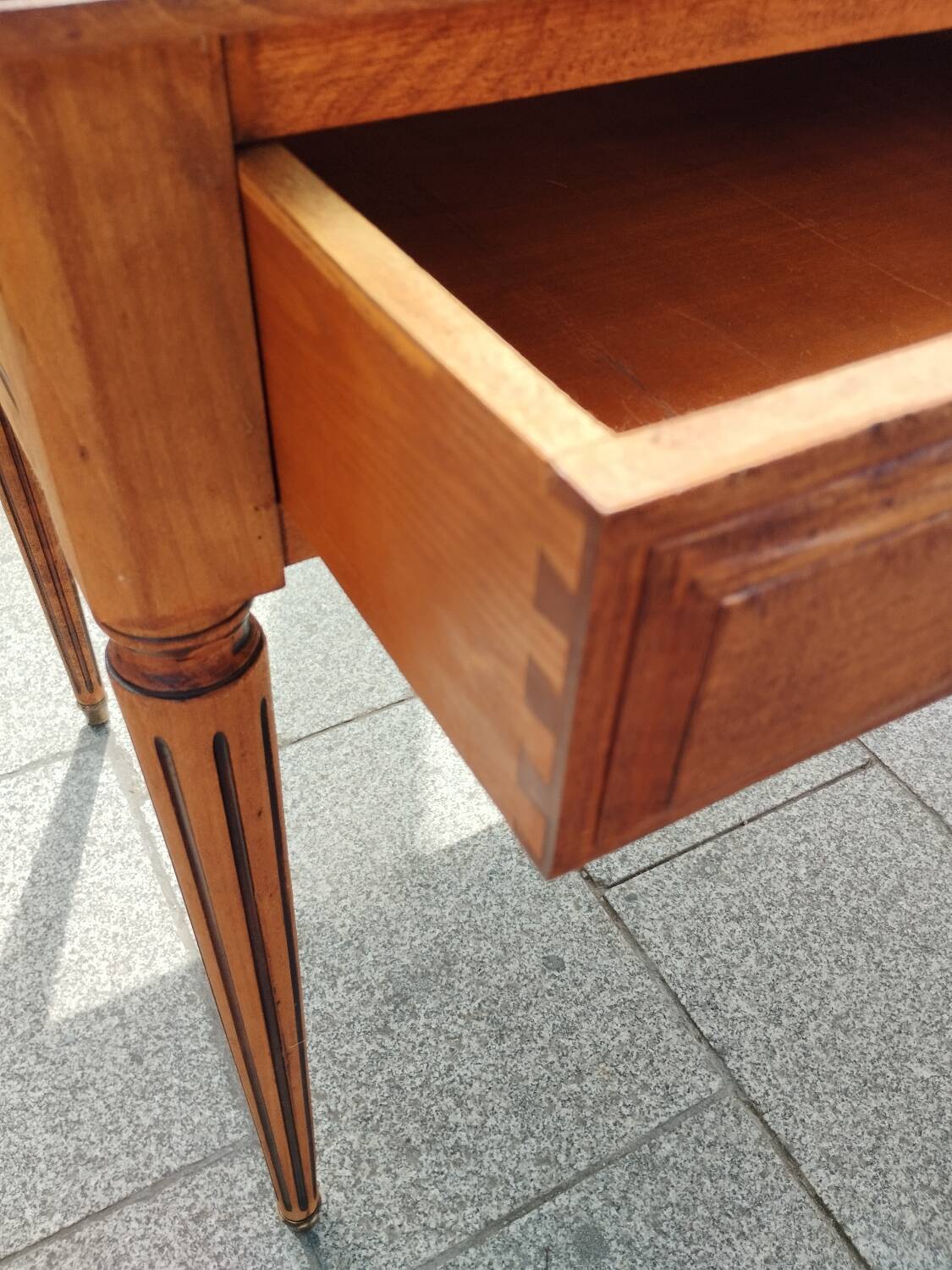 Old Louis XVI style flat desk