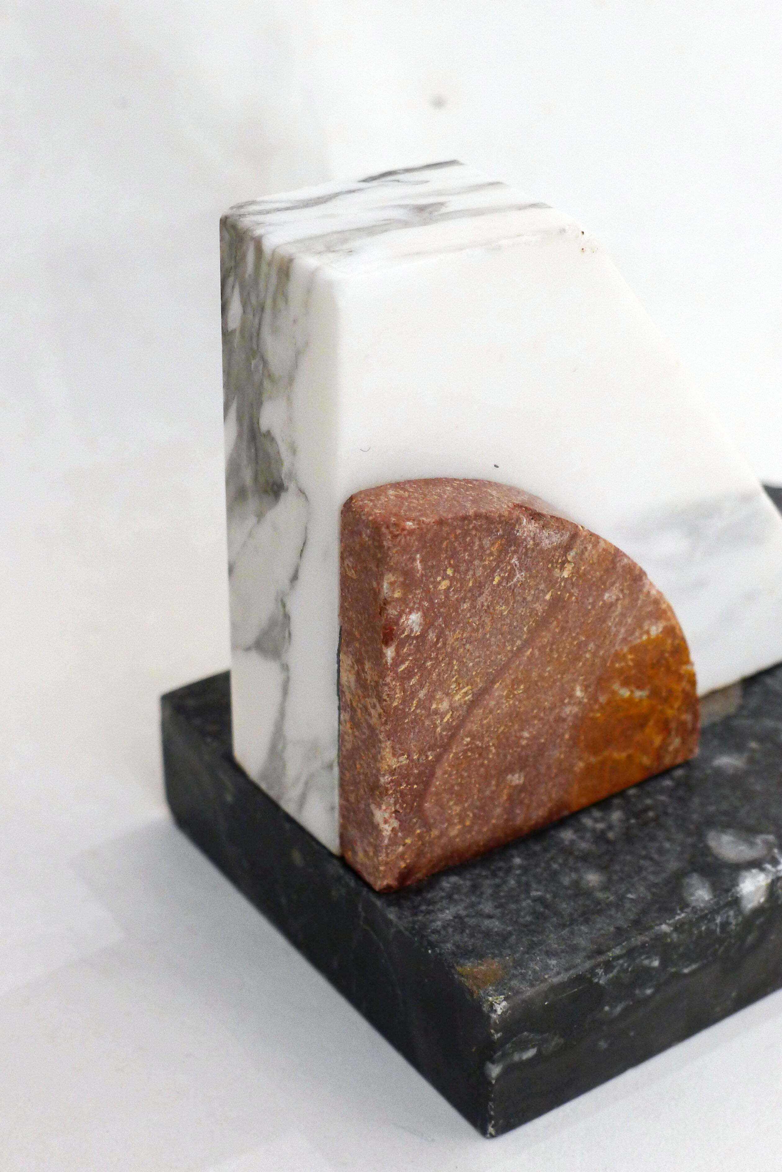Art Deco marble bookends