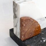 Art Deco marble bookends