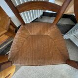 Restoration period straw armchair