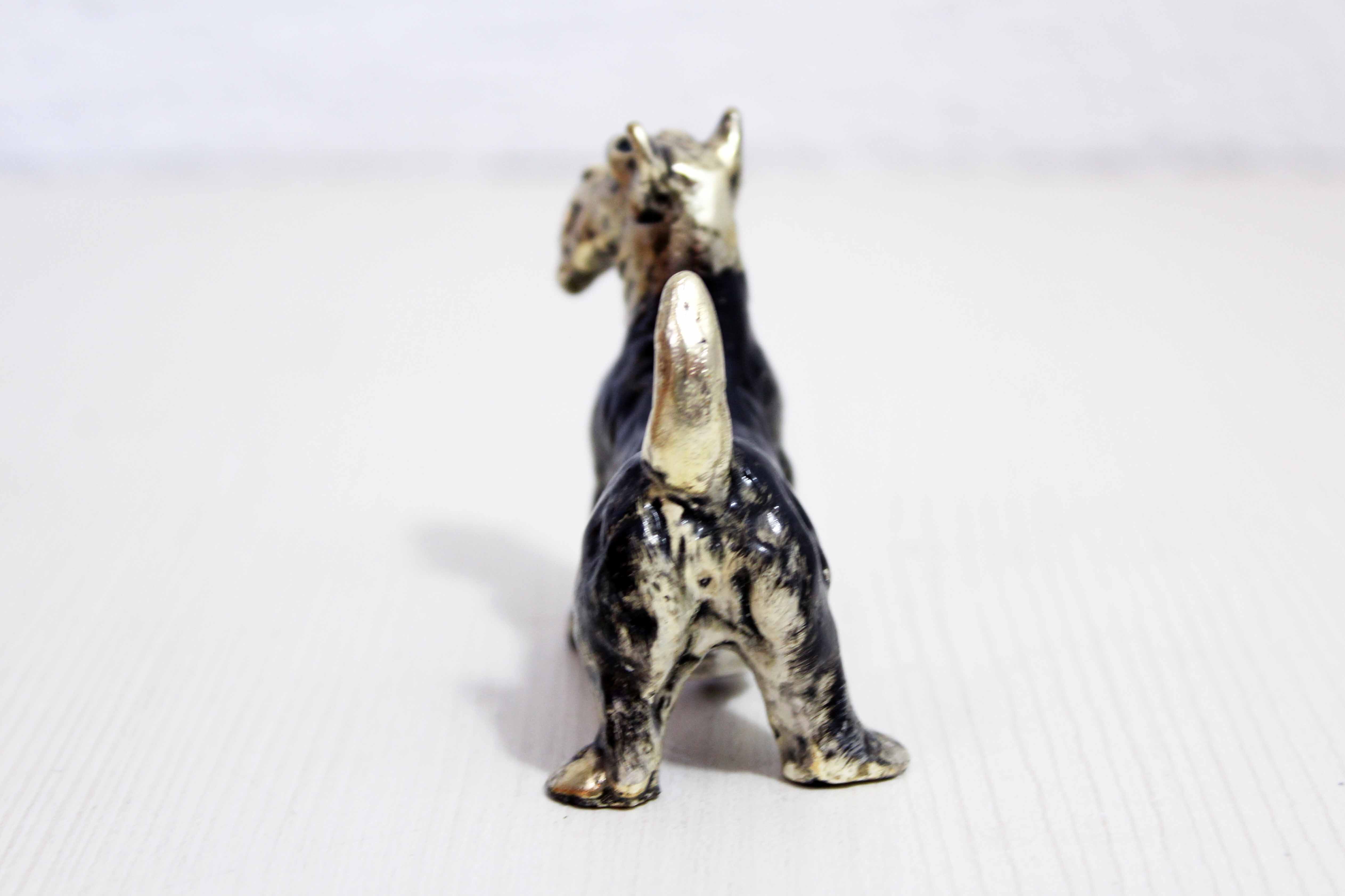 Scottish solid tin terrier