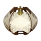 White woven lamp to hang