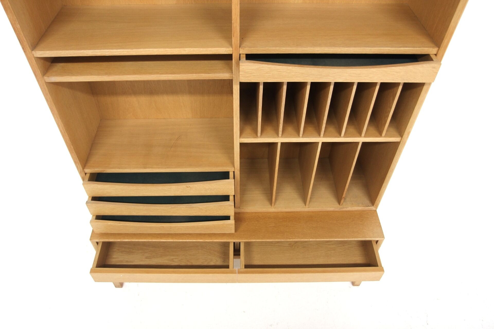 Scandinavian oak library "MTP", Marian Grabinski, IKEA, Sweden, 1960