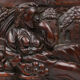 Gothic Hand Sculpted Panel in Oak, Belgium, 17th Century