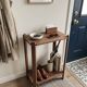 Table d’appoint sculpturale en bois massif – Ligne minimaliste - 1940