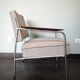Fauteuil tchèque, 1960, métal, tissu et bois