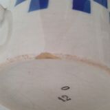 Blue checkerboard cup