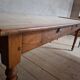 Old shop/work table with 2 drawers, Louis Philippe legs.