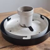 Art deco holophane wall light