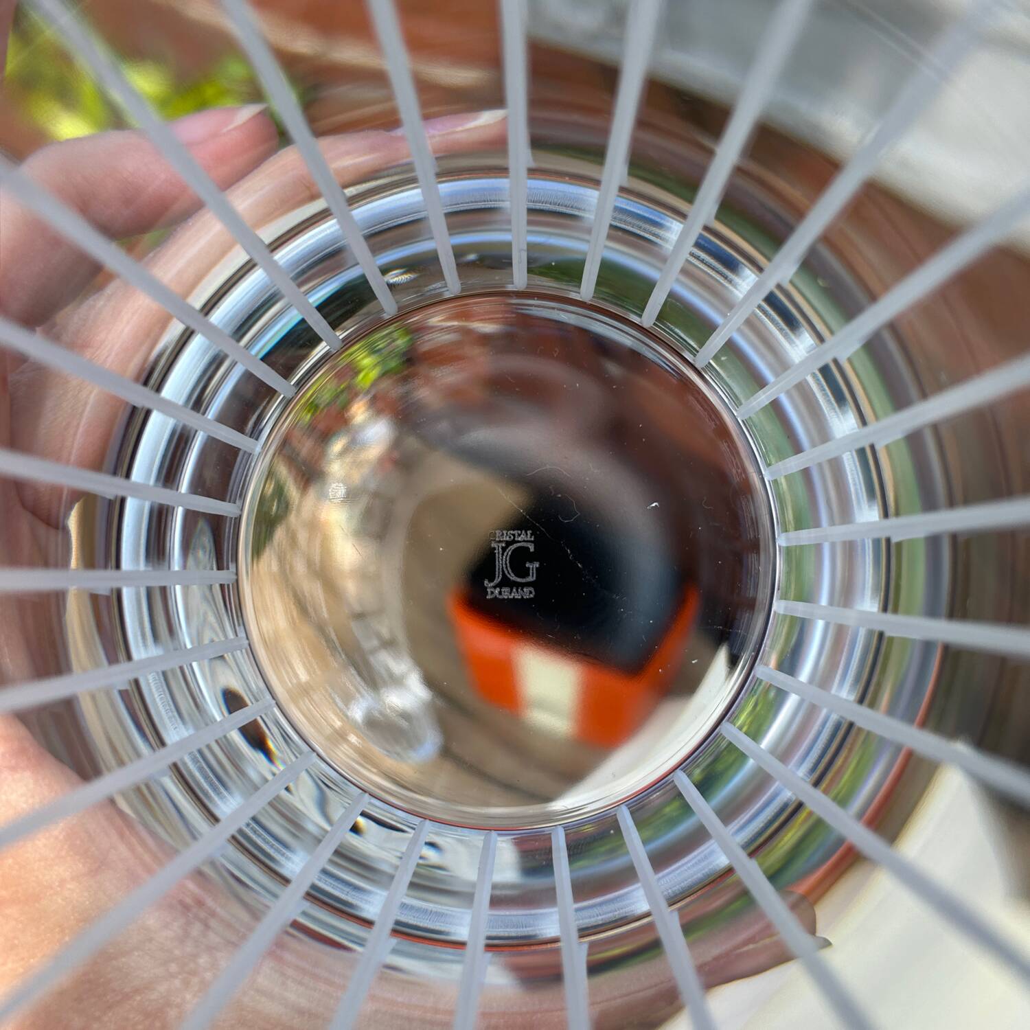 Duo crystal whiskey glasses JG Durand