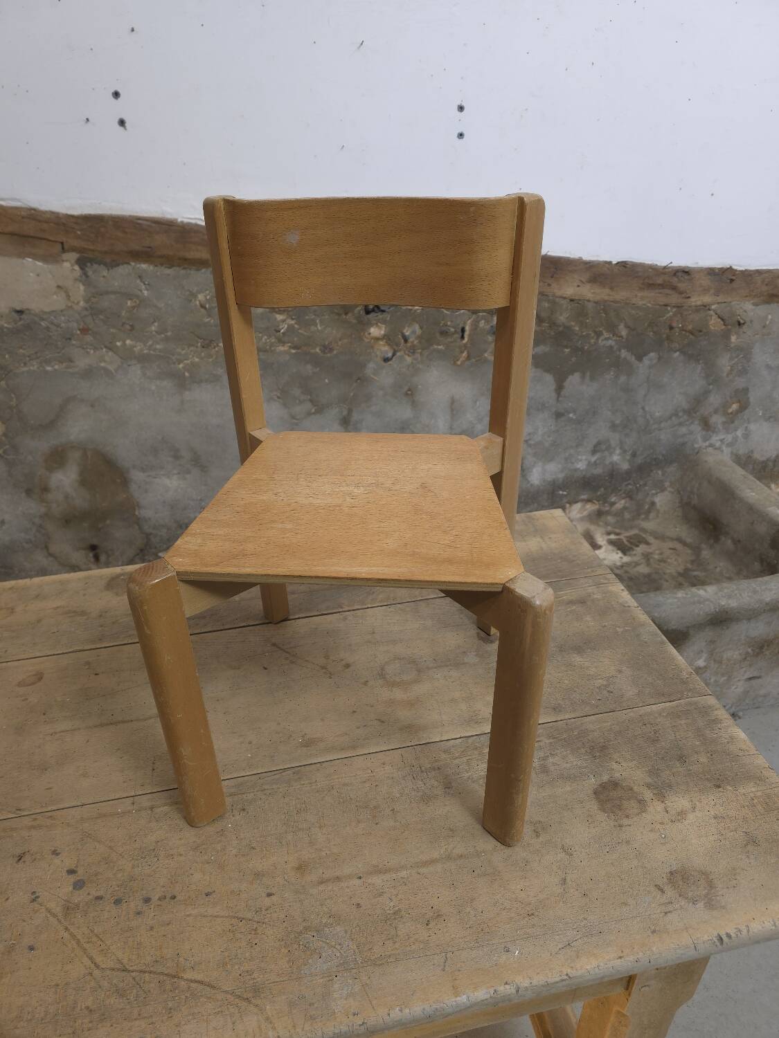 Wooden children's chair