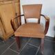 Pair of skai bridge armchairs