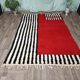 Traditional handmade pure wool Berber rug size 2/3 m