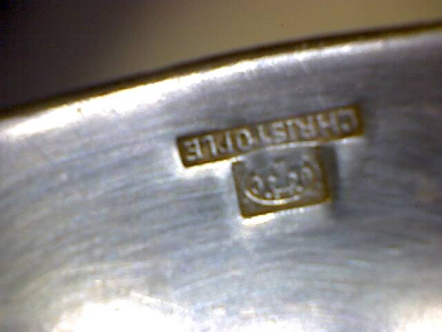 Box 2 drawers household 57 pieces christofle silver metal model "boreal"