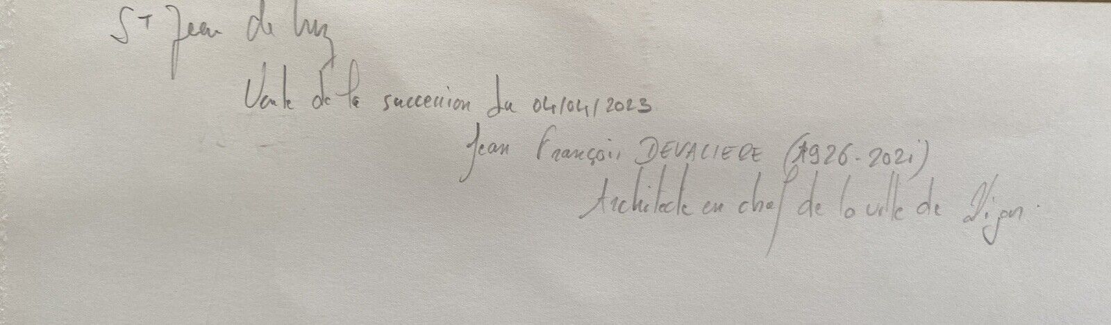 Painting: "st jean de luz" (basque country) jean-francois devaliere (1926-2021)