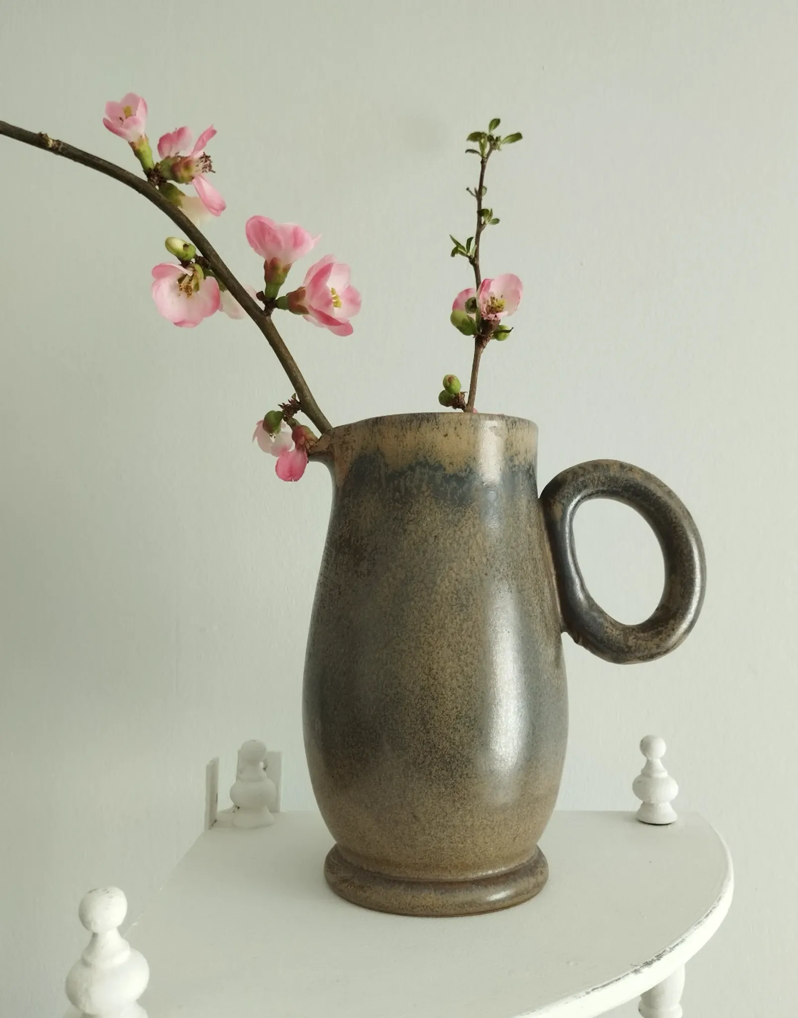 Glazed stoneware jug Arts Ceram