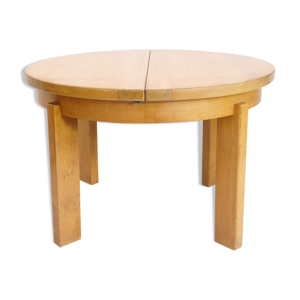 Table ronde à une rallonge, 1970s,