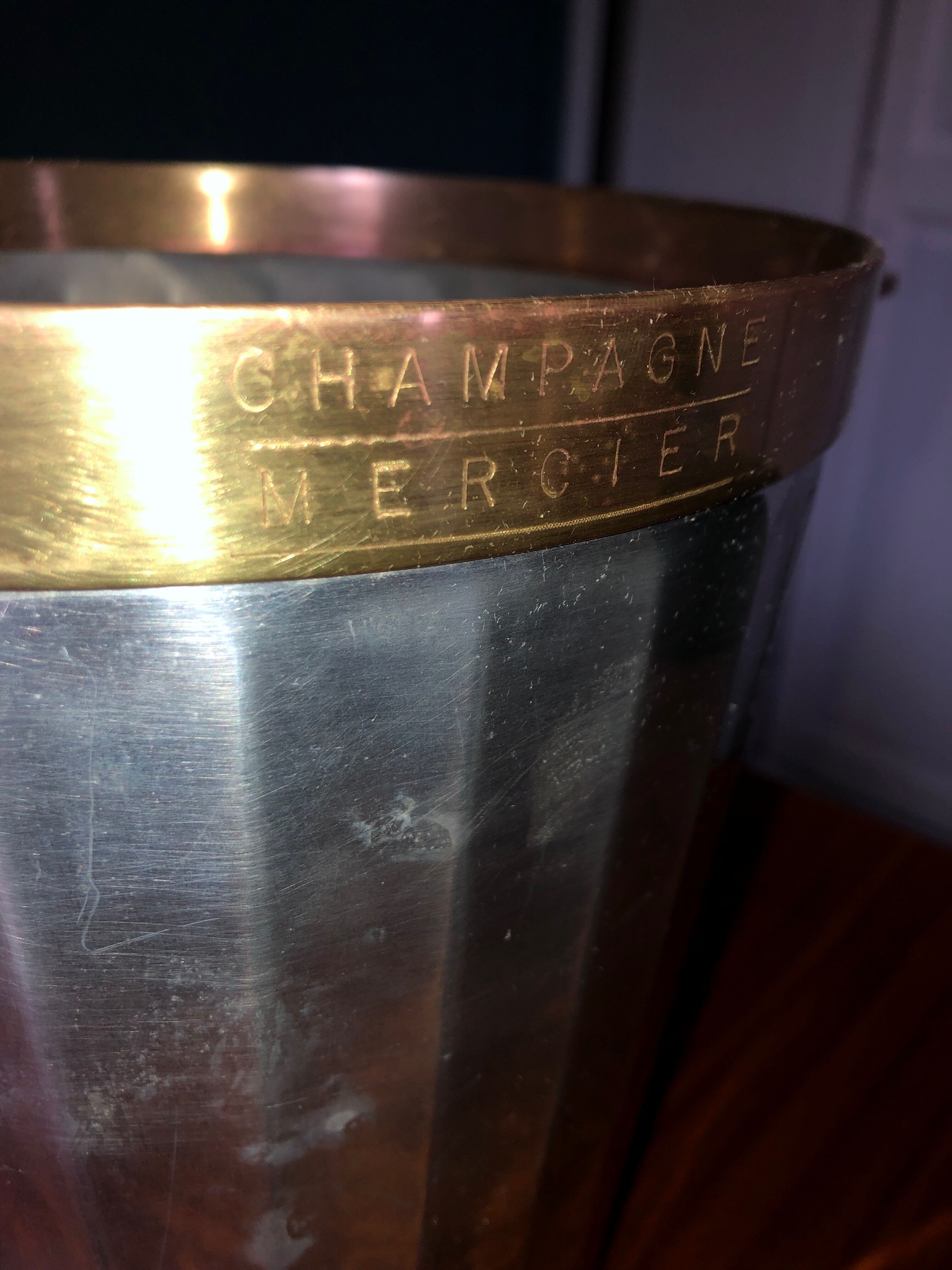 Mercier art deco champagne seal, 1940