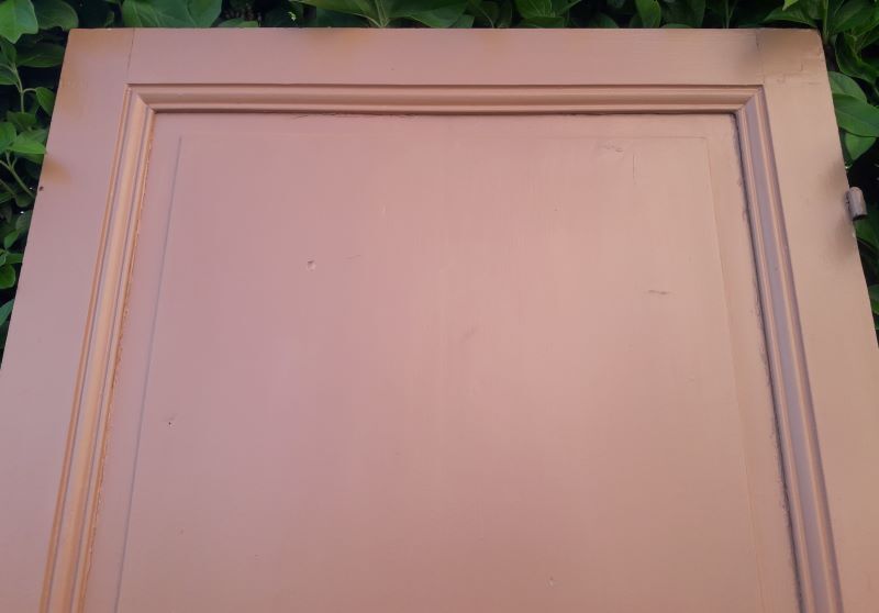 Communication door 199x82,8cm old molded