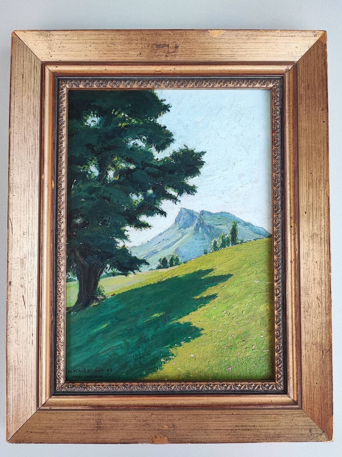 Peinture à l'huile - paysage