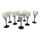 Set of 8 Luminarc stemmed glasses