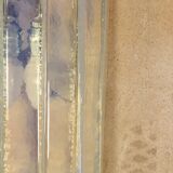 1 x Wall lamp by Carlo Nason for Mazzega, Cascade, Ice Blue, 1970s