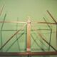 Desk partitions door brass